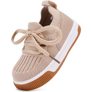 imageBMCiTYBM Baby Walking Shoes Infant Boys Girls Slip On Tennis Sneakers Lightweight Barefoot Sock Shoes Outdoor Indoor NonSlip Sneakers for Toddler 6 9 12 18 24 MonthsBcamel