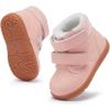 imageBMCiTYBM Baby Snow Boots Boys Girls Winter Warm Shoes Lightweight Outdoor Shoes for Infant Toddler 6 9 12 18 24 MonthsFpink