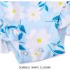 imageBMCiTYBM Baby Girls Swimsuits Long Sleeve Zipper One Piece UPF 50 Sun Protection Swimwear Rash GuardBlue