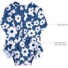 imageBMCiTYBM Baby Girls Swimsuits Long Sleeve Zipper One Piece UPF 50 Sun Protection Swimwear Rash GuardNavy