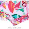 imageBMCiTYBM Baby Girls Swimsuits Long Sleeve Zipper One Piece UPF 50 Sun Protection Swimwear Rash GuardRose