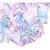 imageBMCiTYBM Baby Girls Swimsuits UPF 50 Sun Protection Swimwear Onepiece Infant Bathing Suit 0 3 6 9 12 15 18 24 MonthsFlamingo