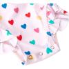imageBMCiTYBM Baby Girls Swimsuits UPF 50 Sun Protection Swimwear Onepiece Infant Bathing Suit 0 3 6 9 12 15 18 24 MonthsPink Colorful Heart