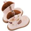 imageBMCiTYBM Baby Cowboy Cowgirl Boots Infant Western Shoes Boys Girls Round Toe Boots All Seasons 624 MonthsPink