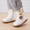 imageBMCiTYBM Baby Cowboy Cowgirl Boots Infant Western Shoes Boys Girls Round Toe Boots All Seasons 624 MonthsWhite