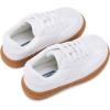 imageBMCiTYBM Toddler Walking Shoes Boys Girls Casual Sneakers Lightweight Tennis Shoes for School Indoor OutdoorWhite