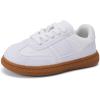 imageBMCiTYBM Toddler Walking Shoes Boys Girls Casual Sneakers Lightweight Tennis Shoes for School Indoor OutdoorWhite
