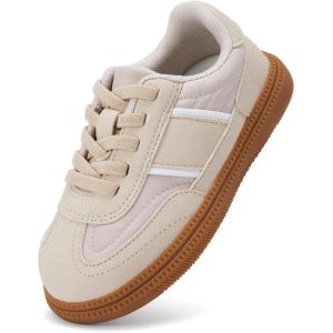 imageBMCiTYBM Toddler Walking Shoes Boys Girls Casual Sneakers Lightweight Tennis Shoes for School Indoor OutdoorCamel