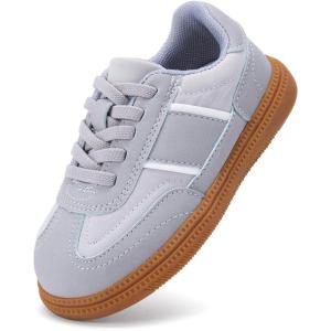 imageBMCiTYBM Toddler Walking Shoes Boys Girls Casual Sneakers Lightweight Tennis Shoes for School Indoor OutdoorGrey