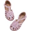 imageBMCiTYBM Toddler Girls Sandals Closed Toe Princess Flat Shoes Summer Glitter Dressy SandalsPink