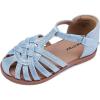 imageBMCiTYBM Toddler Girls Sandals Closed Toe Princess Flat Shoes Summer Glitter Dressy SandalsBlue