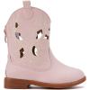 imageBMCiTYBM Toddler Girls Cowboy Cowgirl Boots Little Kids Pointed Toe Western Boots Mid Calf Side Zipper Riding Shoes for All Seasons ToddlerLittle KidBpink