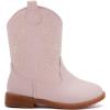 imageBMCiTYBM Toddler Girls Cowboy Cowgirl Boots Little Kids Pointed Toe Western Boots Mid Calf Side Zipper Riding Shoes for All Seasons ToddlerLittle KidCpink