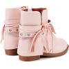 imageBMCiTYBM Toddler Little Girls Cowboy Cowgirl Boots Kids Pointed Toe Western Boots Mid Calf Side Zipper Riding Shoes for All Seasons ToddlerLittle KidA2pink