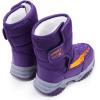imageBMCiTYBM Toddler Snow Boots Boys Girls Kids Winter Shoes Waterproof Cold Weather Outdoor Purple Size 10 ToddlerLittle Kids