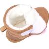 imageBMCiTYBM Toddler Snow Boots Girls Boys Warm Winter Fur Lined Lightweight Shoes Brown Size 12 InfantToddlerLittle Kid