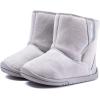 imageBMCiTYBM Toddler Snow Boots Girls Boys Warm Winter Fur Lined Lightweight Shoes Gray Size 12 InfantToddlerLittle Kid