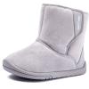 imageBMCiTYBM Toddler Snow Boots Girls Boys Warm Winter Fur Lined Lightweight Shoes Gray Size 12 InfantToddlerLittle Kid