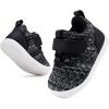 imageBMCiTYBM Baby Boy Girl Shoes Breathable Mesh Walking Shoes Lightweight NonSlip Sneakers Infant First Walkers 6 9 12 18 24 MonthB1black