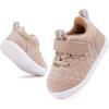 imageBMCiTYBM Baby Boy Girl Shoes Breathable Mesh Walking Shoes Lightweight NonSlip Sneakers Infant First Walkers 6 9 12 18 24 MonthB1camel