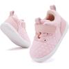 imageBMCiTYBM Baby Boy Girl Shoes Breathable Mesh Walking Shoes Lightweight NonSlip Sneakers Infant First Walkers 6 9 12 18 24 MonthB1pink