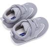 imageBMCiTYBM Baby Boy Girl Shoes Breathable Mesh Walking Shoes Lightweight NonSlip Sneakers Infant First Walkers 6 9 12 18 24 MonthF1grey