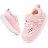 imageBMCiTYBM Baby Boy Girl Shoes Breathable Mesh Walking Shoes Lightweight NonSlip Sneakers Infant First Walkers 6 9 12 18 24 MonthF1pink