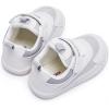 imageBMCiTYBM Baby Shoes Boy Girl Infant Sneakers NonSlip First Walkers 6 9 12 18 24 Months3grey
