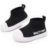 imageBMCiTYBM Baby Sneakers Girls Boys Lightweight Breathable Mesh First Walkers Shoes 624 Months32black