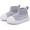 imageBMCiTYBM Baby Sneakers Girls Boys Lightweight Breathable Mesh First Walkers Shoes 624 Months32grey
