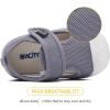 imageBMCiTYBM Baby Sneakers Girls Boys Lightweight Breathable Mesh First Walkers Shoes 624 Months5grey2
