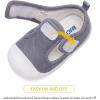 imageBMCiTYBM Baby Sneakers Girls Boys Lightweight Breathable Mesh First Walkers Shoes 624 Months5grey2