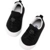 imageBMCiTYBM Baby Sneakers Girls Boys Lightweight Breathable Mesh First Walkers Shoes 624 Months81black