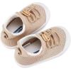 imageBMCiTYBM Baby Sneakers Girls Boys Lightweight Breathable Mesh First Walkers Shoes 624 Months81camel