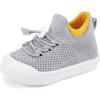 imageBMCiTYBM Baby Sneakers Girls Boys Lightweight Breathable Mesh First Walkers Shoes 624 Months81grey