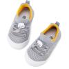 imageBMCiTYBM Baby Sneakers Girls Boys Lightweight Breathable Mesh First Walkers Shoes 624 Months81grey