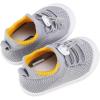 imageBMCiTYBM Baby Sneakers Girls Boys Lightweight Breathable Mesh First Walkers Shoes 624 Months81grey