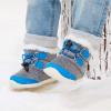 imageBMCiTYBM Toddler Baby Snow Boots Winter Shoes Boys Girls Cold Weather Baby Faux Fur Shoes1blue