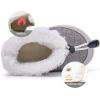 imageBMCiTYBM Toddler Baby Snow Boots Winter Shoes Boys Girls Cold Weather Baby Faux Fur Shoes1grey