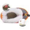 imageBMCiTYBM Toddler Baby Snow Boots Winter Shoes Boys Girls Cold Weather Baby Faux Fur Shoes1orange