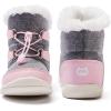 imageBMCiTYBM Toddler Baby Snow Boots Winter Shoes Boys Girls Cold Weather Baby Faux Fur Shoes1pink