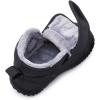 imageBMCiTYBM Toddler Baby Snow Boots Winter Shoes Boys Girls Cold Weather Baby Faux Fur Shoes2black