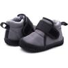imageBMCiTYBM Toddler Baby Snow Boots Winter Shoes Boys Girls Cold Weather Baby Faux Fur Shoes2grey