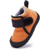 imageBMCiTYBM Toddler Baby Snow Boots Winter Shoes Boys Girls Cold Weather Baby Faux Fur Shoes2orange