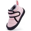 imageBMCiTYBM Toddler Baby Snow Boots Winter Shoes Boys Girls Cold Weather Baby Faux Fur Shoes2pink