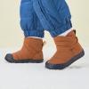 imageBMCiTYBM Toddler Baby Snow Boots Winter Shoes Boys Girls Cold Weather Baby Faux Fur Shoes81brown