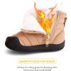 imageBMCiTYBM Toddler Baby Snow Boots Winter Shoes Boys Girls Cold Weather Baby Faux Fur ShoesDark Camel