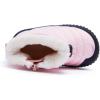 imageBMCiTYBM Toddler Baby Snow Boots Winter Shoes Boys Girls Cold Weather Baby Faux Fur ShoesDark Pink
