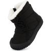 imageBMCiTYBM Toddler Baby Snow Boots Winter Shoes Boys Girls Cold Weather Baby Faux Fur ShoesKblack