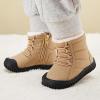 imageBMCiTYBM Toddler Baby Snow Boots Winter Shoes Boys Girls Cold Weather Baby Faux Fur ShoesKbrown